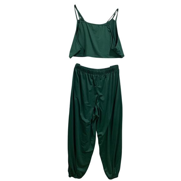 4XL Shein Curve Womens Emerald Green Loungewear Outfit 2 Piece - Picture 4 of 6